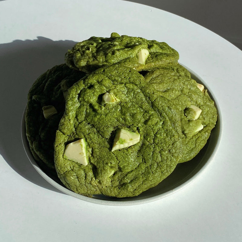 Matcha White Chocolate Cookies