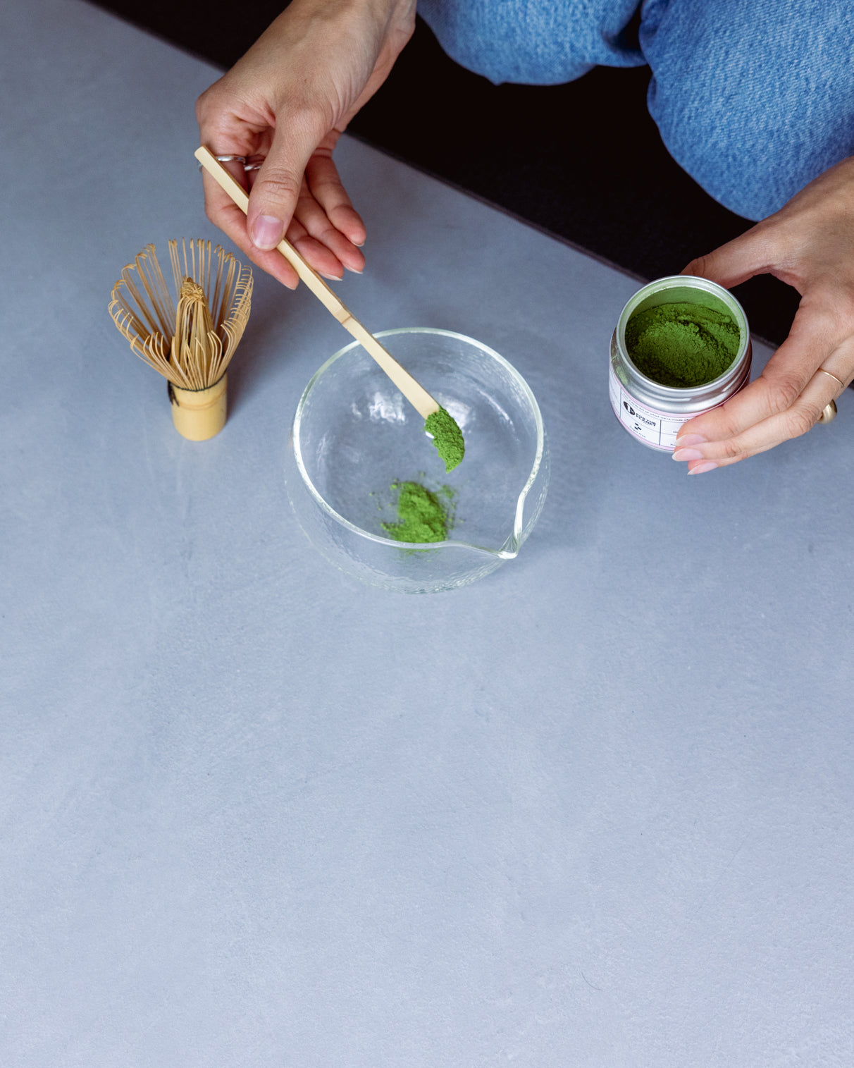 Glass Matcha Bowl