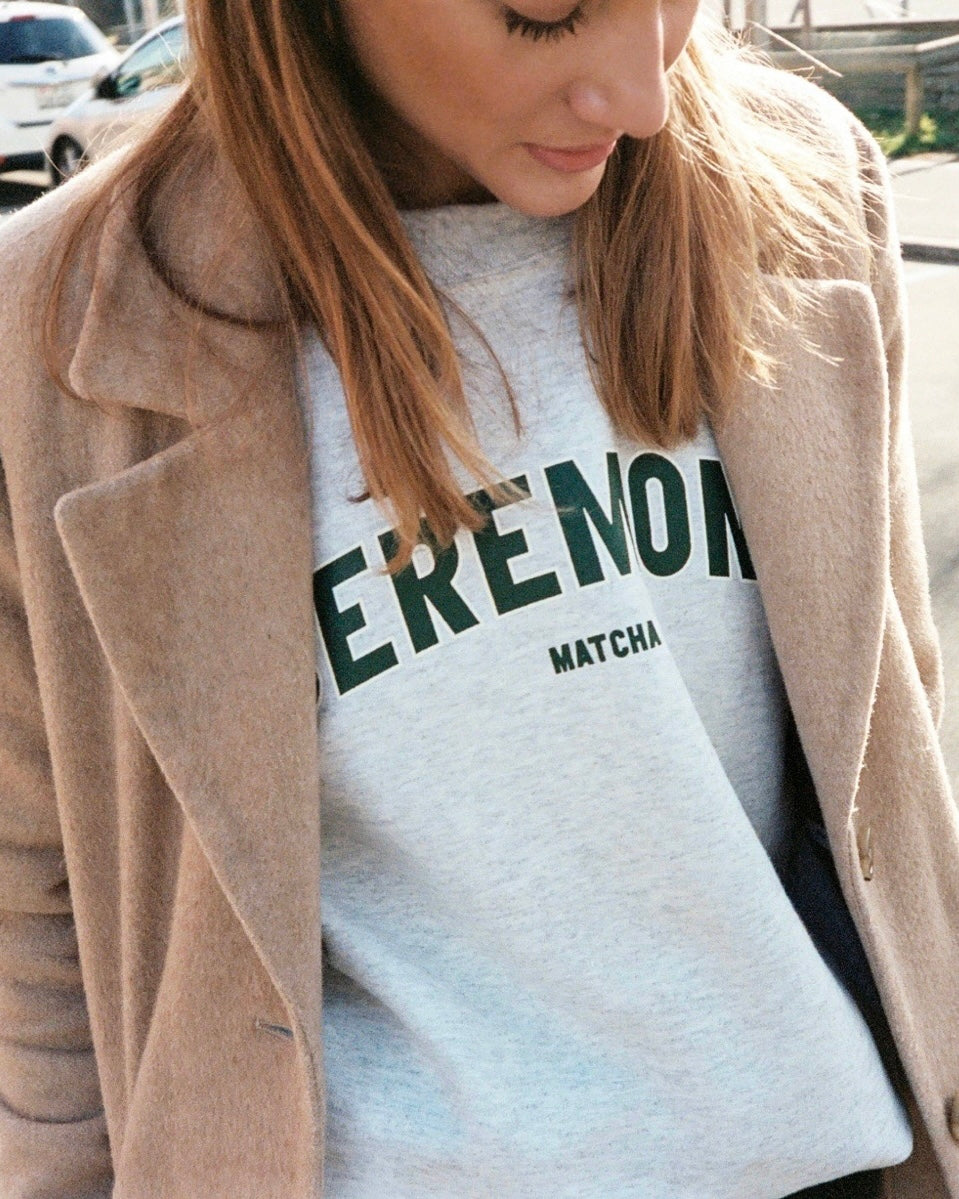 Ceremony College Sweater Green